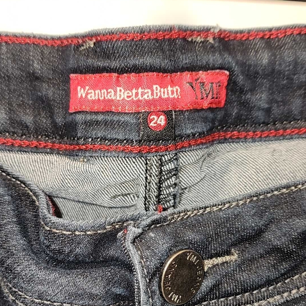 YMI WannaBettaButt Skinny Jeans in Dark Blue Size - 24 - Picture 5 of 6
